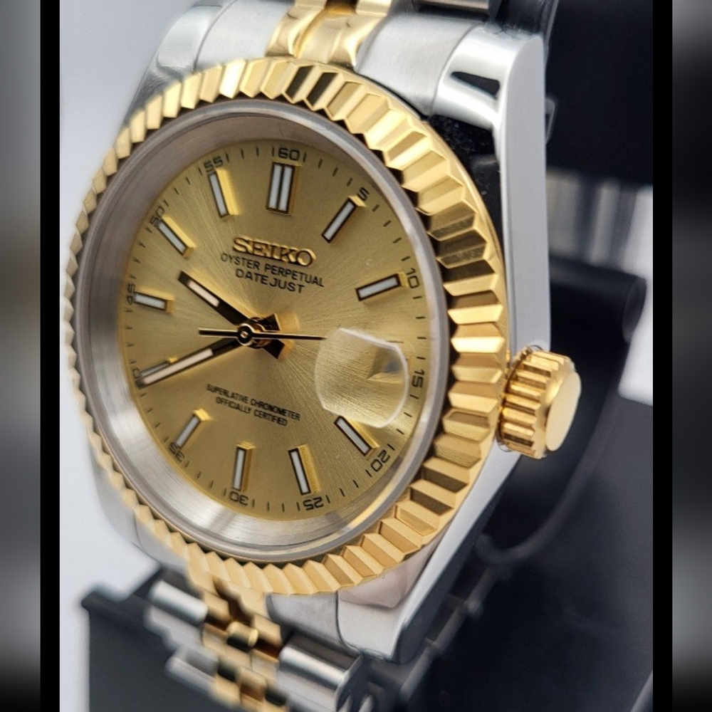 Seiko Gold and Silver Men's Watch